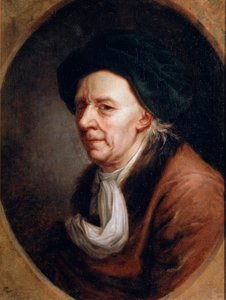 Retrato del matemático Leonhard Euler, 1707-1783, pintura alemana del siglo XVIII de Joseph Friedrich August Darbes