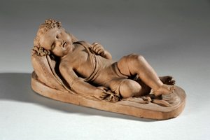Maqueta para Jane Gott como un bebé en el bosque de Joseph Gott
