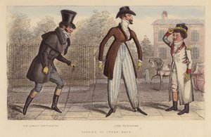 Dandies of Other Days (grabado en color) de Joseph Grego
