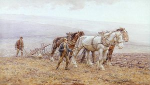 Arando las colinas de Joseph Harold Swanwick