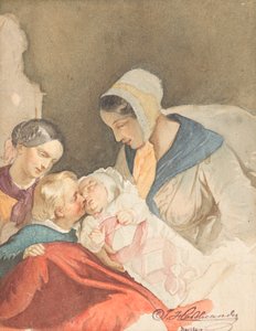 felicidad maternal de Joseph Hasslwander