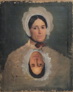 Estudios de cabeza de dos mujeres de Joseph Hasslwander