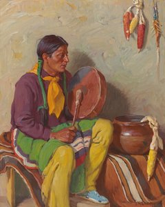 El Canto (óleo sobre lienzo)
