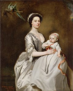 Sra. Sharpe y Niño de Joseph Highmore