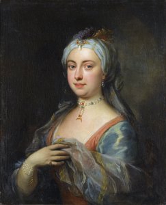 Retrato de Lady Mary Wortley Montagu (1689-1762) de Joseph Highmore