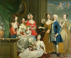 La familia de Eldred Lancelot-Lee, 1736 de Joseph Highmore