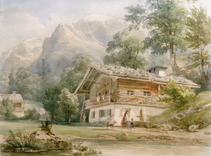 Casa de campo en el Königssee cerca de Berchtesgaden de Joseph Hoger