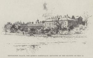 Palacio de Kensington, Lugar de Nacimiento de la Reina, revisitado por Su Majestad el 15 de Mayo