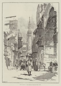Vida en Egipto, la Mezquita de Sharia-el-Aybar, El Cairo de Joseph Holland Tringham