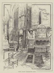 Rincón del poeta, Abadía de Westminster de Joseph Holland Tringham
