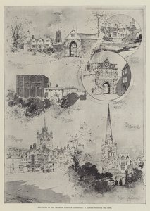 Reapertura del Coro de la Catedral de Norwich, un Paseo por la Ciudad de Joseph Holland Tringham