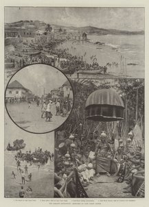 La expedición Ashanti, bocetos en el Castillo de Cape Coast de Joseph Holland Tringham
