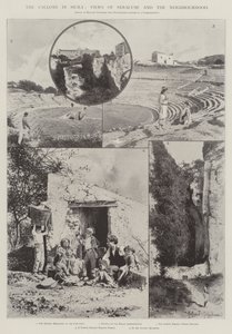 El Ciclón en Sicilia, Vistas de Siracusa y los Alrededores