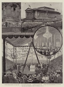 El Duque y la Duquesa de York en Liverpool, 10 de septiembre de Joseph Holland Tringham
