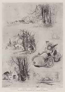 El tour de Pascua del Club de Automóviles, a Beaulieu en un automóvil de Joseph Holland Tringham