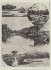 La Cuestión Fronteriza Lagos-Dahomey, Escenas en el Distrito del Interior ahora en Disputa entre los Gobiernos Británico y Francés de Joseph Holland Tringham