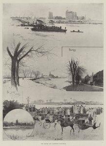 La carrera de botes de Oxford y Cambridge de Joseph Holland Tringham