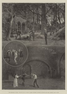 El prisionero de Zenda, la nueva obra en el Teatro St James, adaptada por Edward Rose de la novela de Anthony Hope de Joseph Holland Tringham