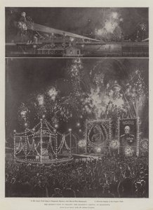 La visita de la Reina a Irlanda, la llegada de Su Majestad a Kingstown de Joseph Holland Tringham