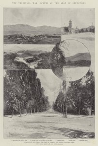 La guerra de Transvaal, escenas en el lugar de las operaciones de Joseph Holland Tringham