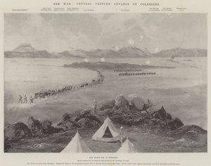 La guerra, el avance del General French en Colesberg de Joseph Holland Tringham