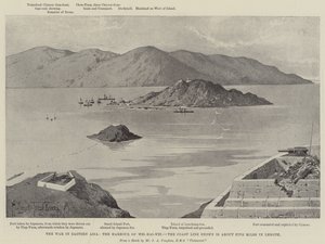 La guerra en Asia Oriental, el puerto de Wei-hai-Wei de Joseph Holland Tringham