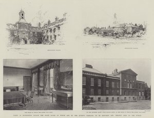 Vistas del Palacio de Kensington, las Salas de Estado que, por orden de la Reina, serán restauradas y abiertas al público de Joseph Holland Tringham