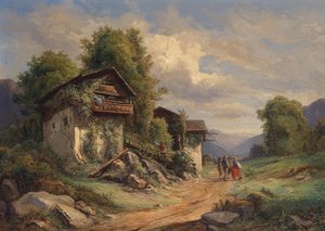Joseph Höger Idilio rural 1852 de Joseph Hoger