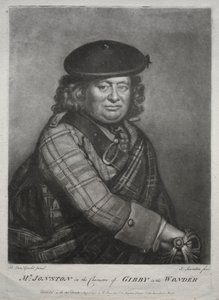 Alexander Jonston en el personaje de Gibby en La Maravilla, 1774 de Joseph I Saunders