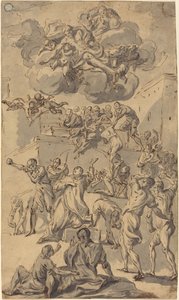La Lapidación de San Esteban de Joseph Ignace François Parrocel