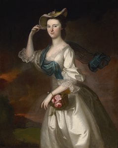 Retrato de Abigail Erving Scott, 1760 de Joseph Jonathan Blackburn