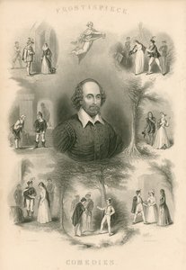 Comedias de Shakespeare - Frontispicio de Joseph Kenny Meadows
