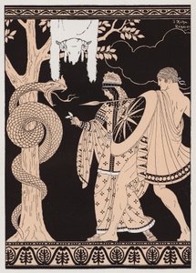Jasón y el vellocino de oro (litografía en color) de Joseph Kuhn Regnier