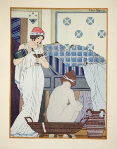 Asiento de baño, ilustración de 