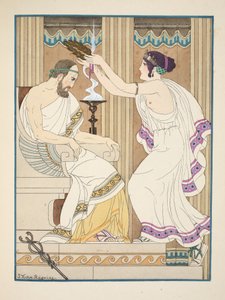 Una corona dorada, ilustración de 