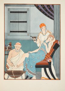 Sangría del pie, ilustración de 
