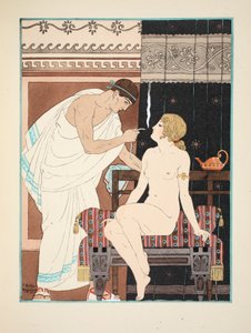 Terapia de inhalación, ilustración de 