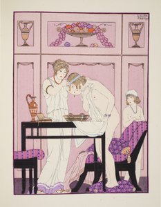 Hemorragia nasal, ilustración de 