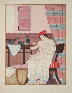 Lactancia de infantes, ilustración de 