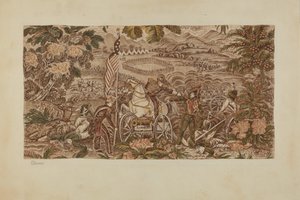 Textil impreso histórico, c. 1939 de Joseph Lubrano