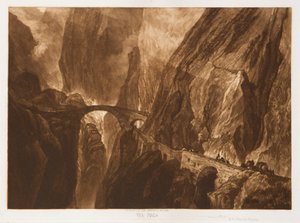 Vía Mala, del Liber Studiorum de Joseph Mallord William (after) Turner