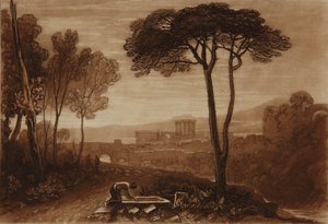 Una escena en el campo de Joseph Mallord William Turner