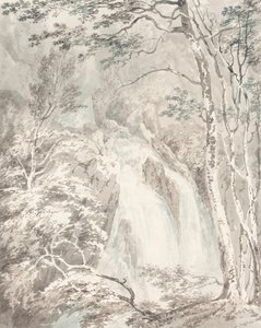 Una cascada de Joseph Mallord William Turner