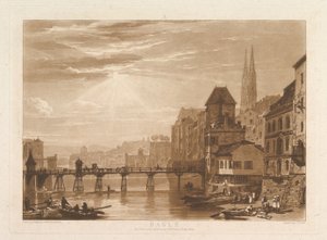 Basle Liber Studiorum, parte I, placa 5 de Joseph Mallord William Turner