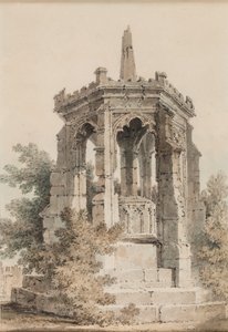 Blackfriars Cross, Hereford (Un monumento) de Joseph Mallord William Turner