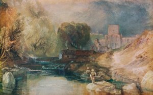 Priorato de Brinkburn, Northumberland, c1830