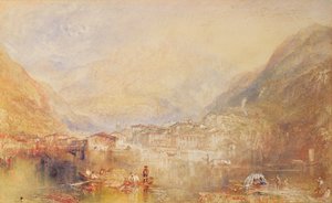 Brunnen desde el lago de Lucerna, 1845 de Joseph Mallord William Turner
