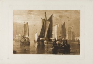 Calma, lámina 44 de Liber Studiorum de Joseph Mallord William Turner