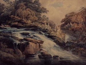 Cascada en Hampton Court de Joseph Mallord William Turner