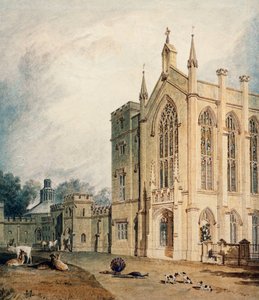 Cassiobury, Frente Oeste, c.1807 de Joseph Mallord William Turner